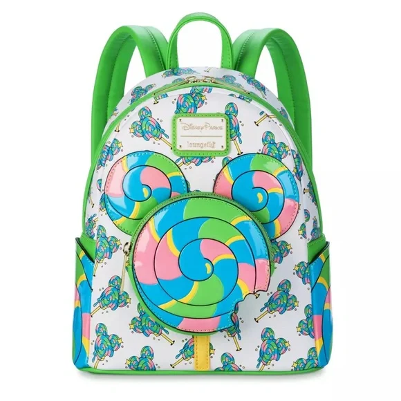 LOUNGEFLY Mickey Mouse Lollipop Mini Backpack Disney Eats